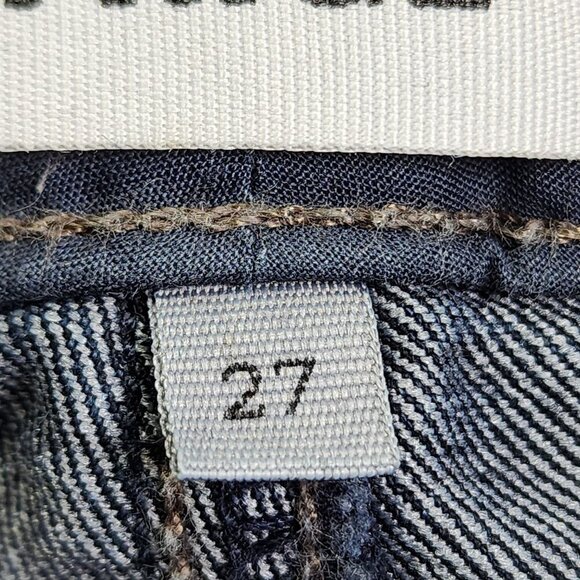 Paige Skyline Skinny Jeans Size 27 Dark Wash Womens Stretch Denim - Picture 5 of 16